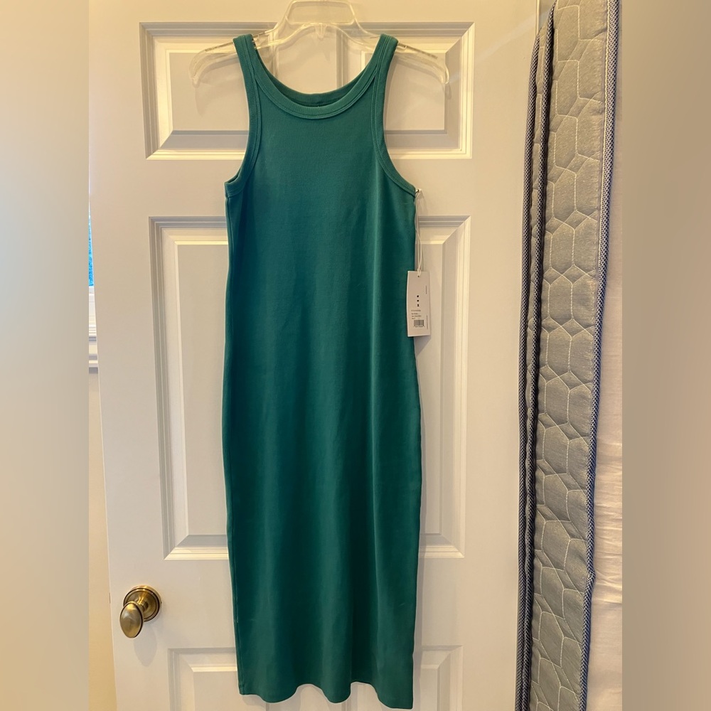 MOTHER Teal Midi Dress